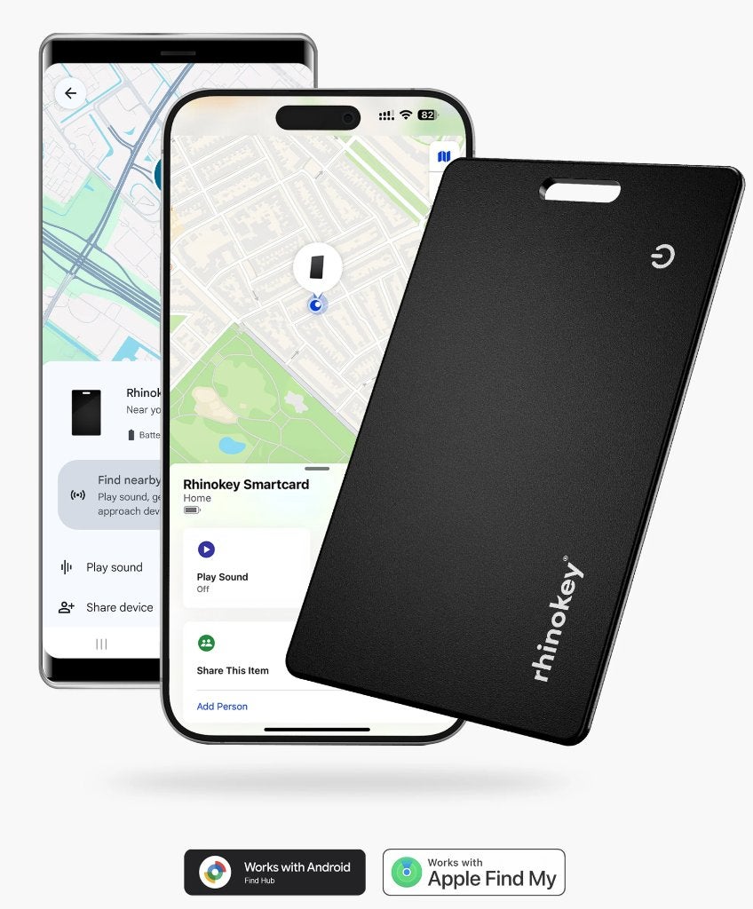 Rhinokey Smartcard airtag, Ophalen of Verzenden, Nieuw, Overige typen, Apple iPhone
