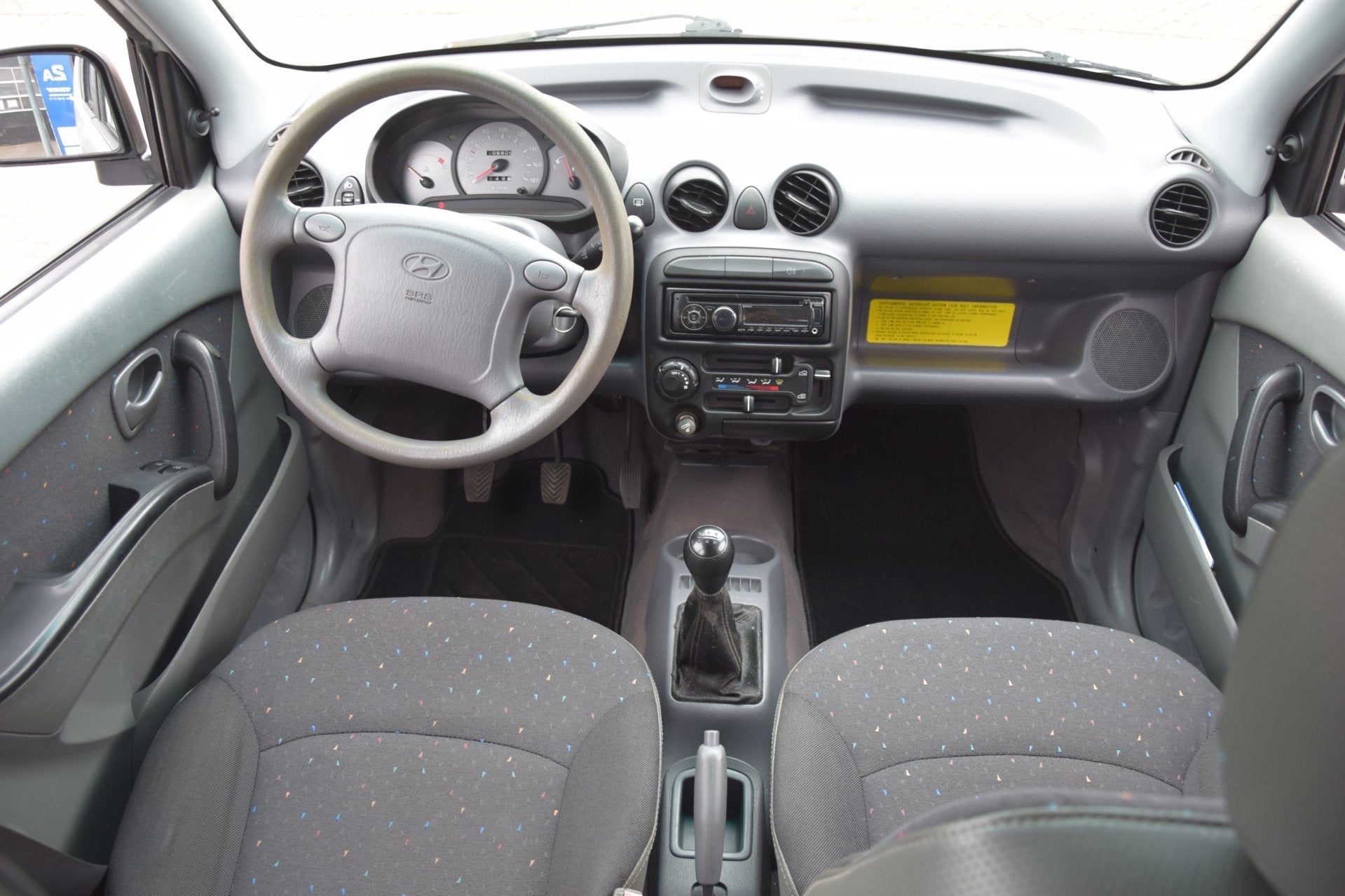Hyundai Atos 1.1i Active met nieuwe Apk 59 pk, Voorwielaandrijving, Stof, Gebruikt, 31 €/maand