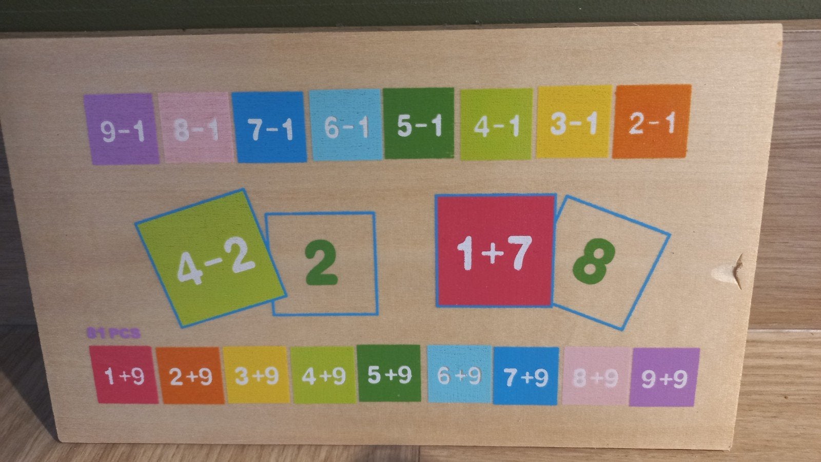 Houten rekenspel voor kinderen - Educatief speelgoed, Ophalen of Verzenden, Gebruikt, Rekenen