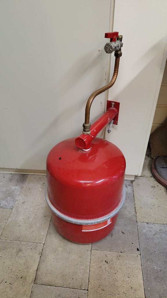 flamco flexvon expansievat 25 l 1bar, Ophalen, 30 tot 80 cm, Gebruikt, Cv-ketel of Combi-ketel