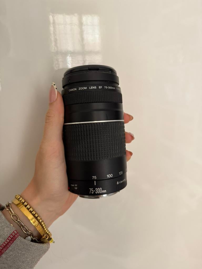 Canon EF 75-300mm f/4-5.6 III Telelens, Audio, Tv en Foto, Fotografie | Lenzen en Objectieven, Ophalen of Verzenden, Gebruikt