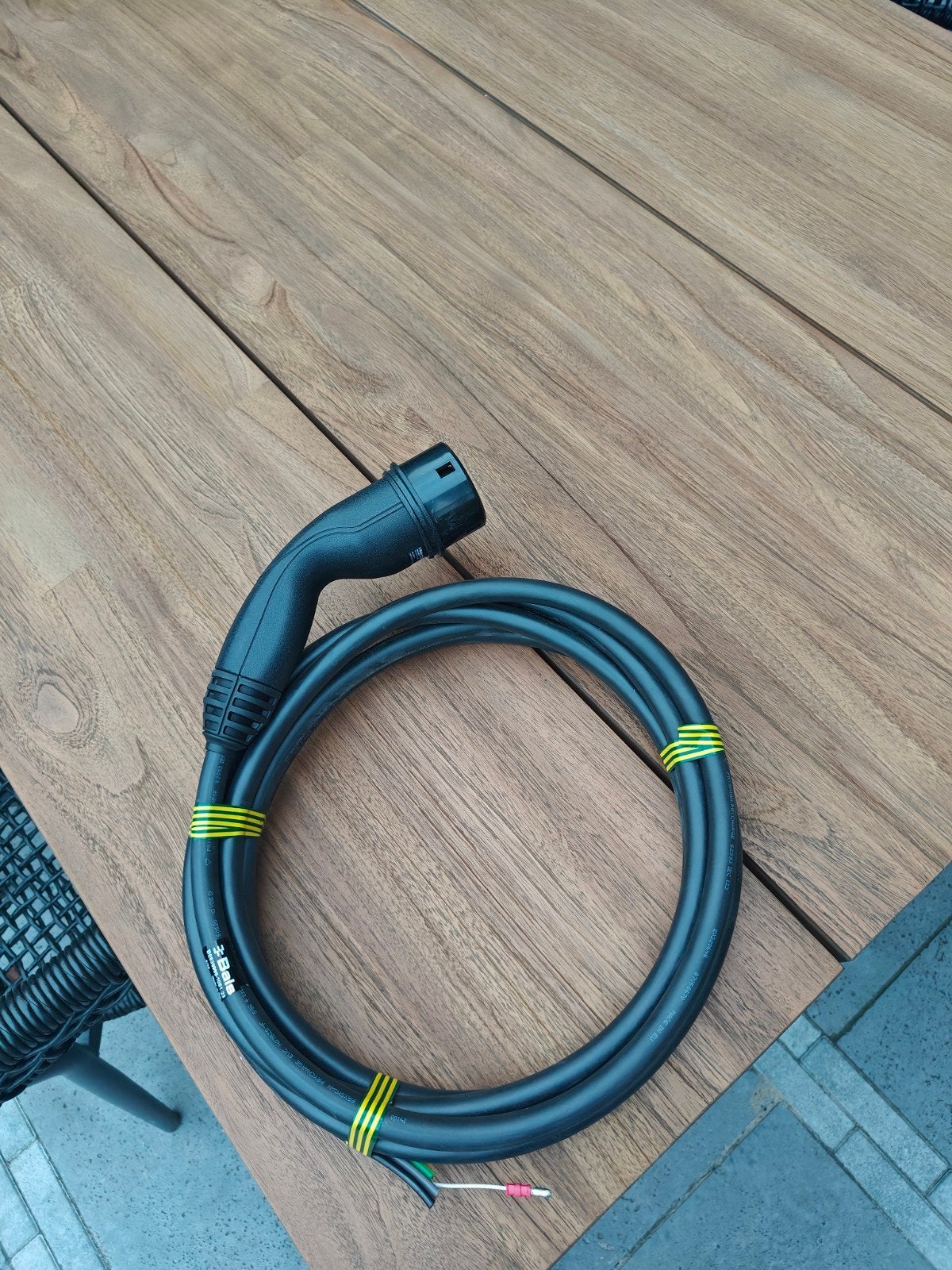 Alfen laadkabel van 5 meter met open eind., Ophalen of Verzenden, Nieuw, Laadkabel