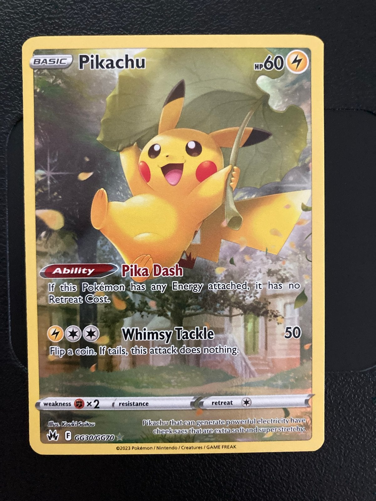 Pikachu GG30/GG70 Crown Zenith - Zo goed als nieuw, Ophalen of Verzenden, Zo goed als nieuw, Losse kaart