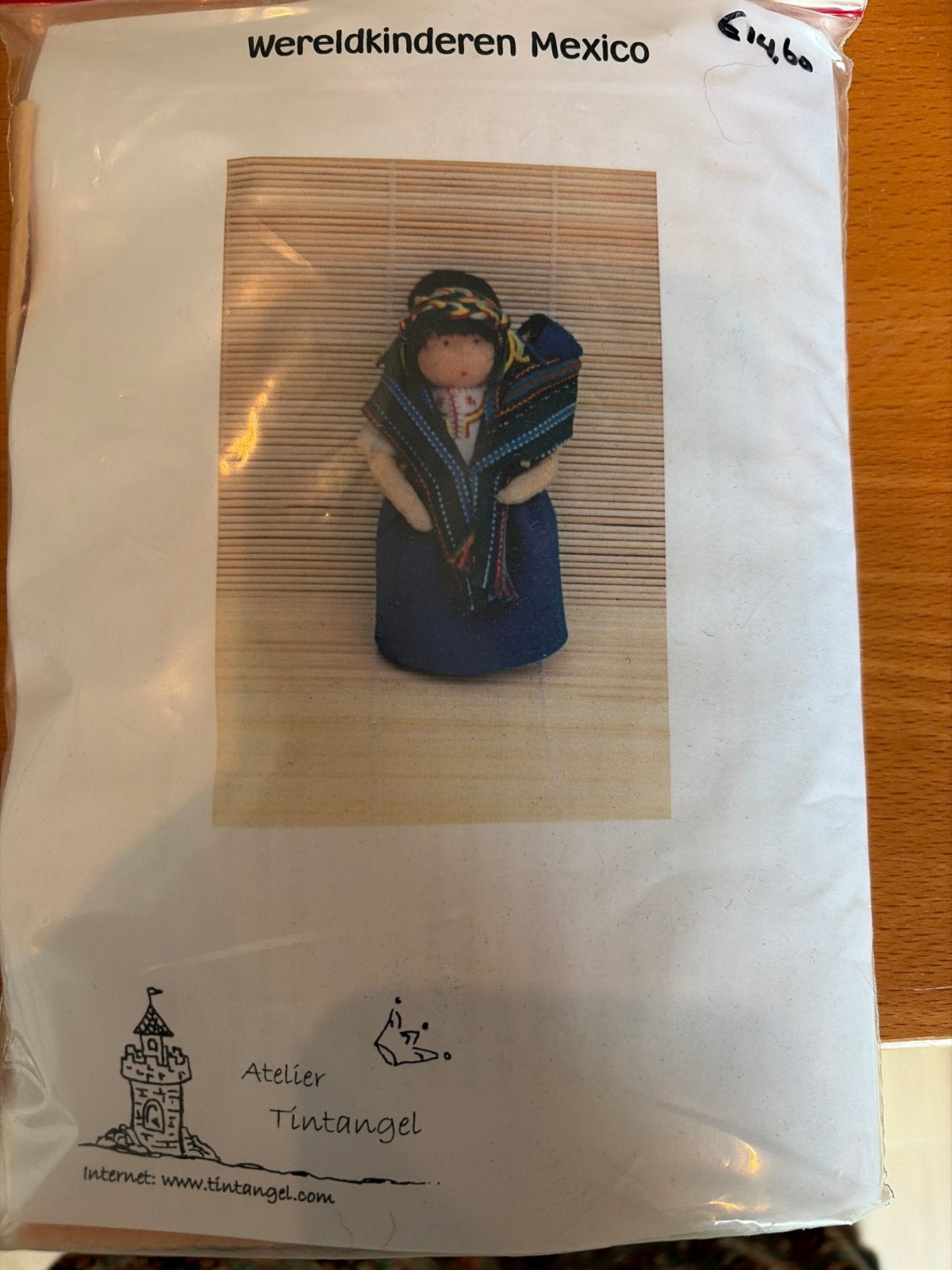 Atelier Tintangel Wereldkinderen Mexico Knutselset, Overige thema's, Textiel, Nieuw, Meerkleurig
