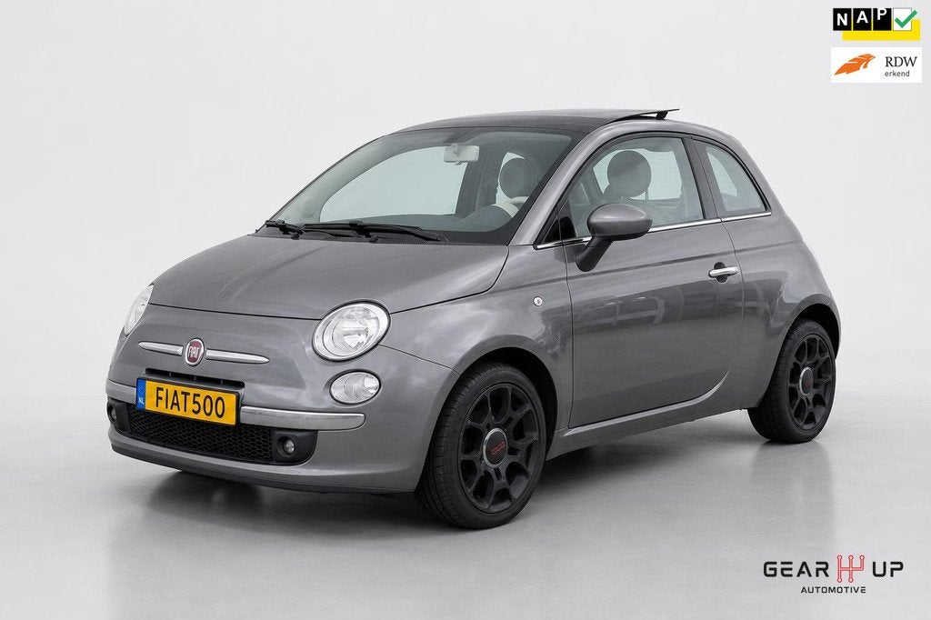 Fiat 500 1.2 Lounge AUTOMAAT AIRCO|SCHUIFDAK|LICHTMETAAL|NAP, Euro 5, Gebruikt, 1242 cc, 4 cilinders