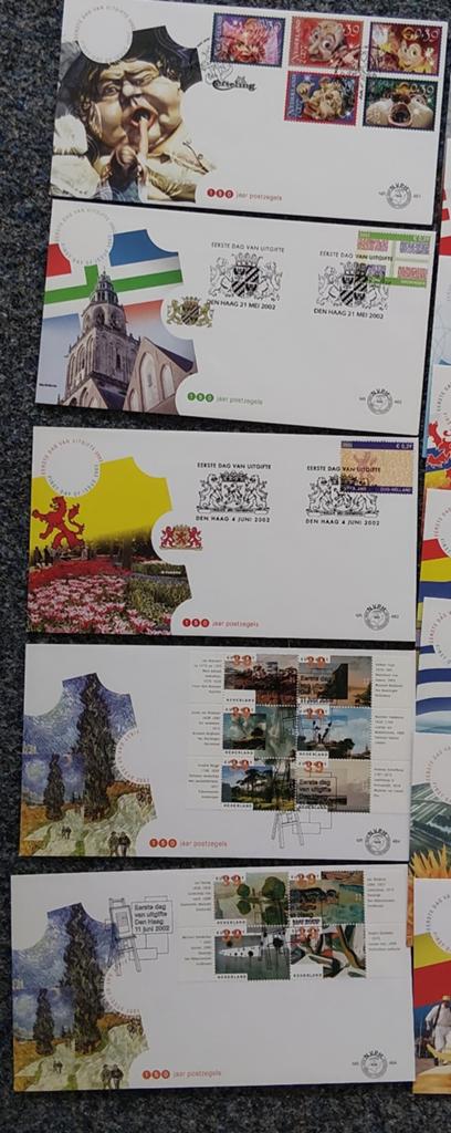 2002 FDC Nvph E448 - 475 compleet en blanco, Verzenden, Onbeschreven, Nederland
