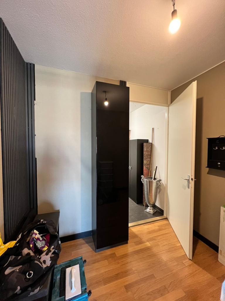 Pax kast zwart donker grijs, Ophalen, 200 cm of meer, 50 tot 100 cm, Zo goed als nieuw