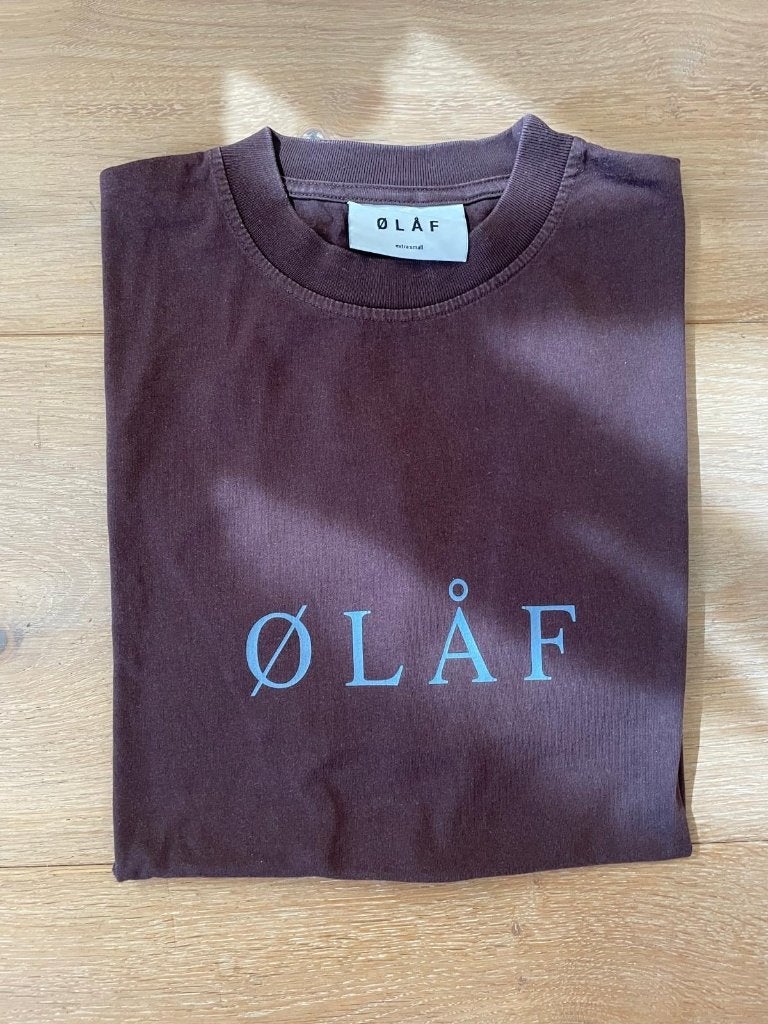 Olaf t-shirt bruin (maat XS), Gebruikt, Olaf, Ophalen of Verzenden, Shirt of Longsleeve