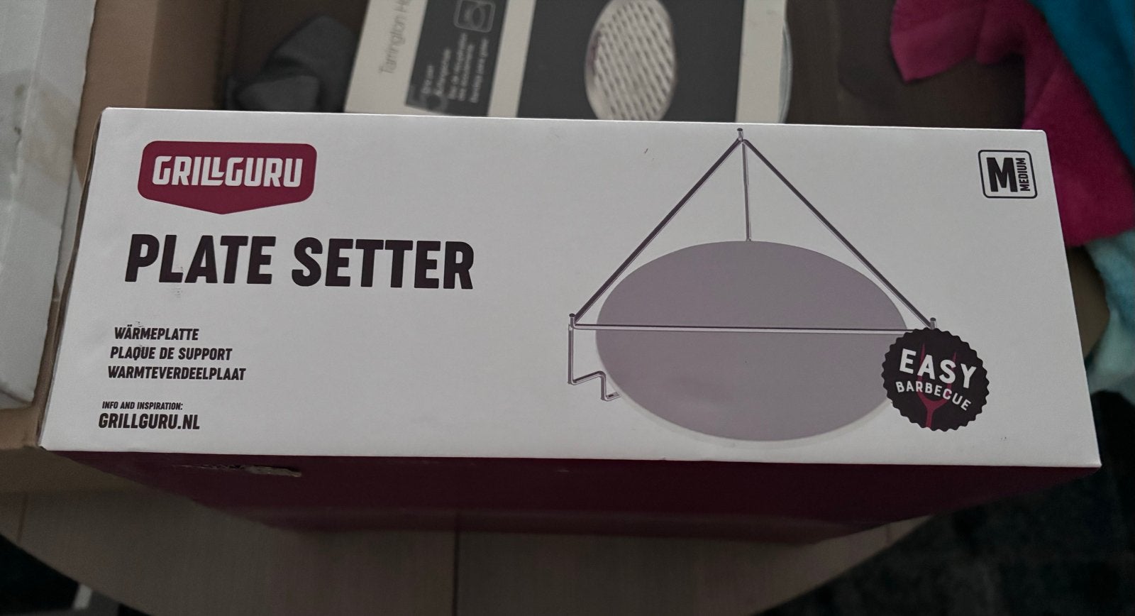 Nieuwe Grill Guru Plate Setter Medium - Warmteverdeelplaat, Tuin en Terras, Barbecue-accessoires, Ophalen of Verzenden, Nieuw