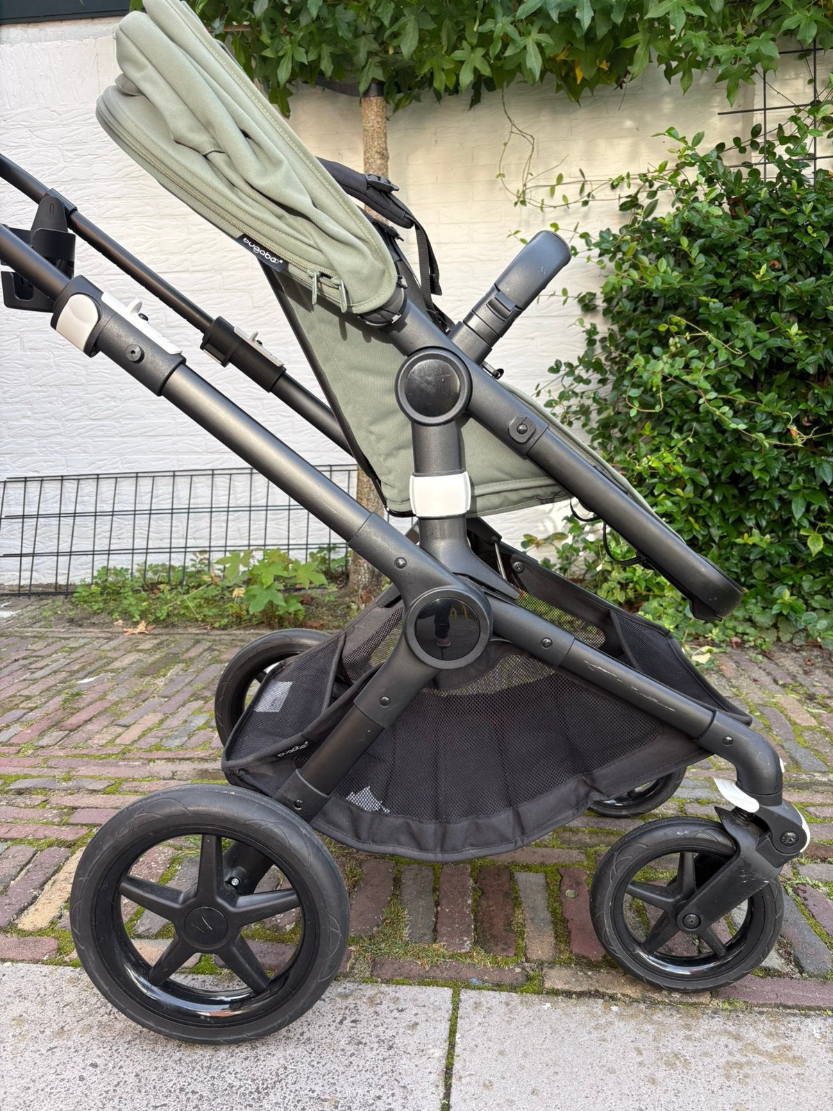 Bugaboo Fox 3 Forest green complete set, Ophalen, Gebruikt, Bugaboo, Verstelbare duwstang
