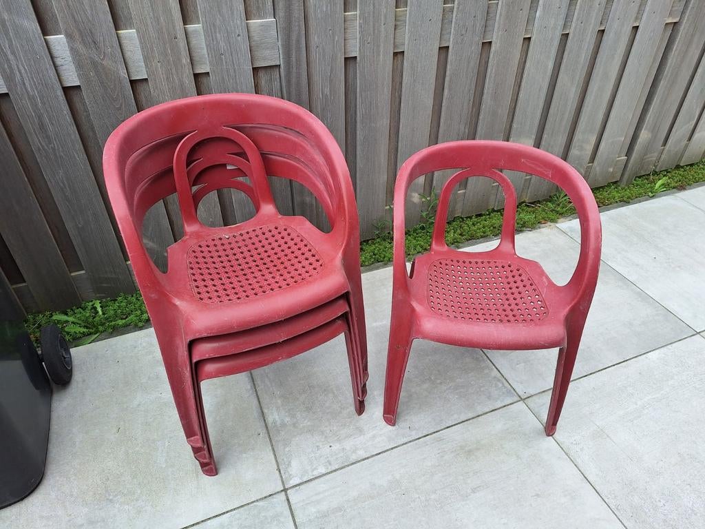 Gratis tuinstoelen, Tuin en Terras, Tuinstoelen, Ophalen, Gebruikt, Kunststof