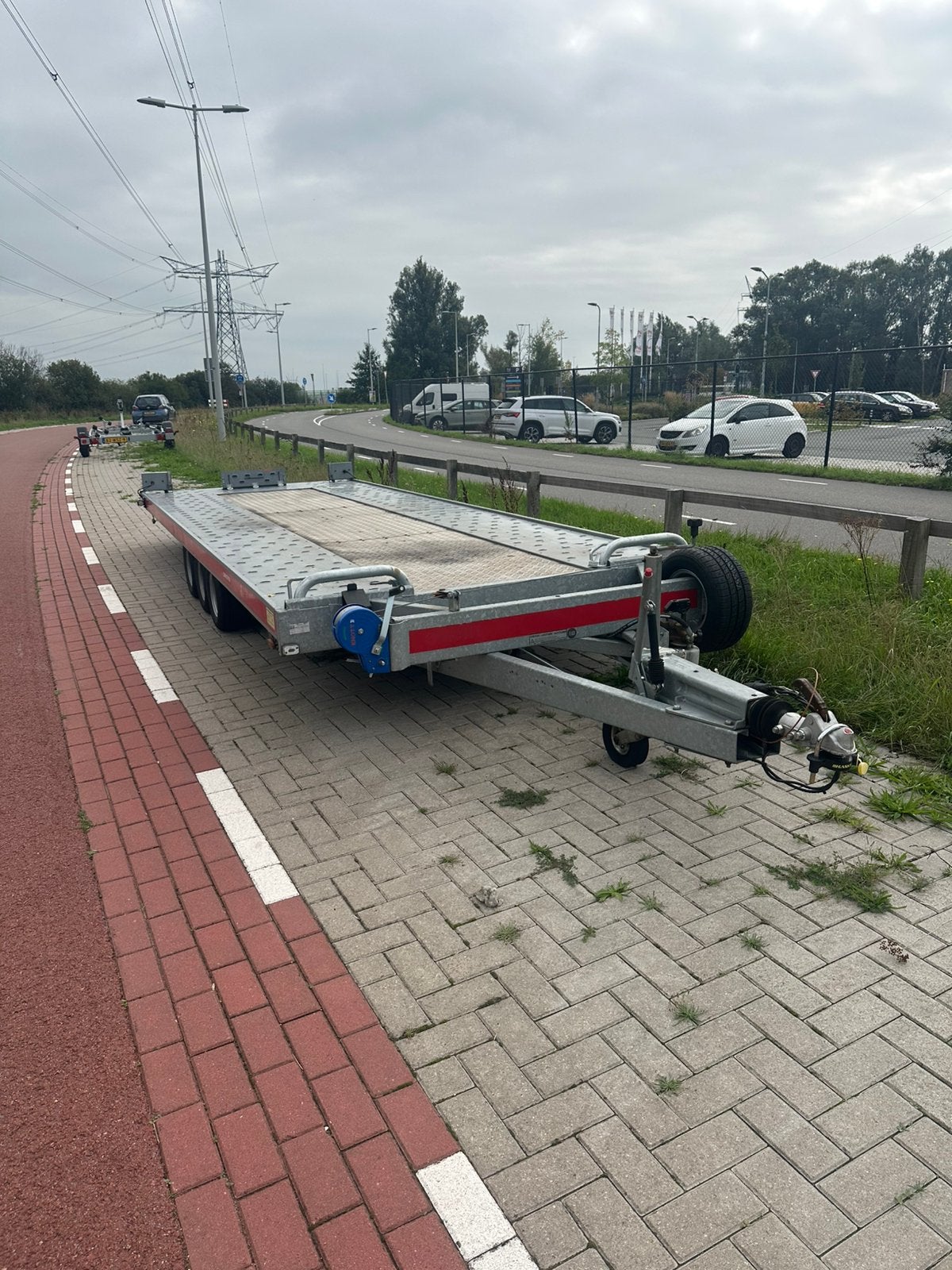 Temared autotransport aanhanger brian james autoambulance, Auto diversen, Ophalen, Temared, Zo goed als nieuw, 1055hh