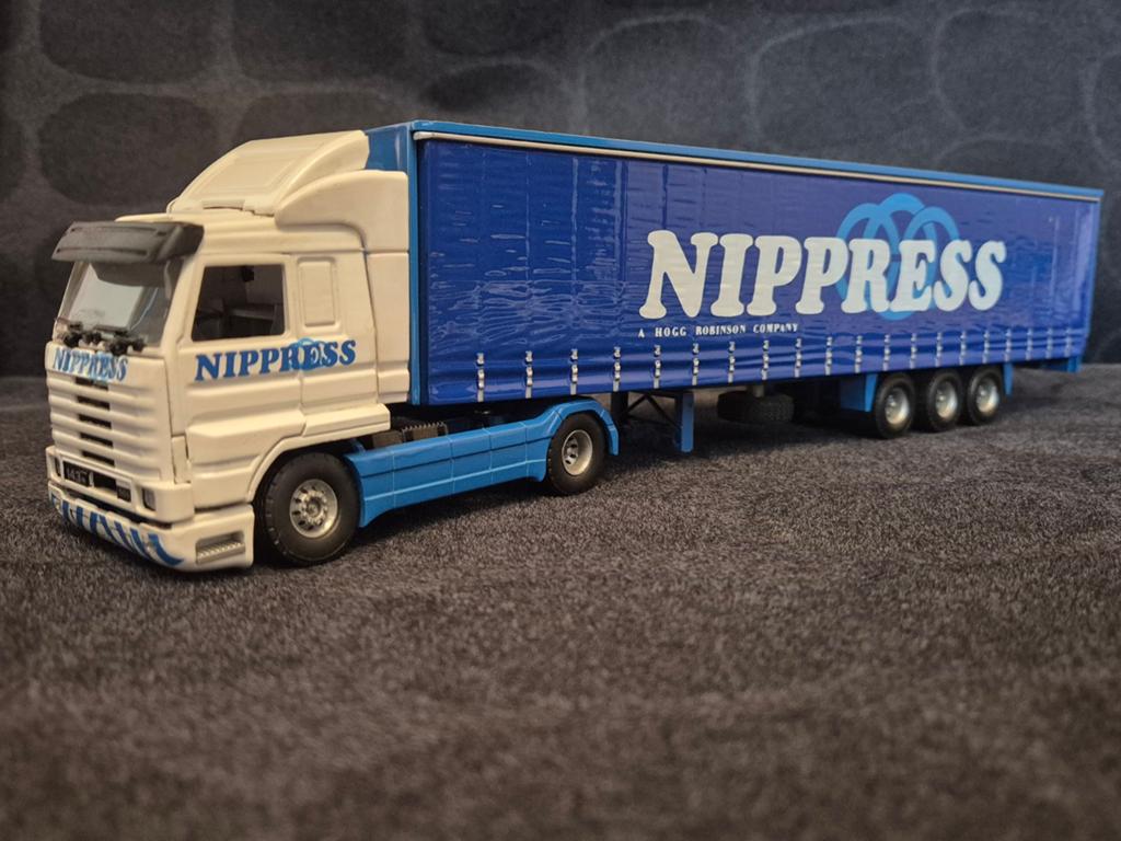 Tekno | Scania 113M | Nippress, Hobby en Vrije tijd, Modelauto's | 1:50, Ophalen of Verzenden, Zo goed als nieuw, Bus of Vrachtwagen