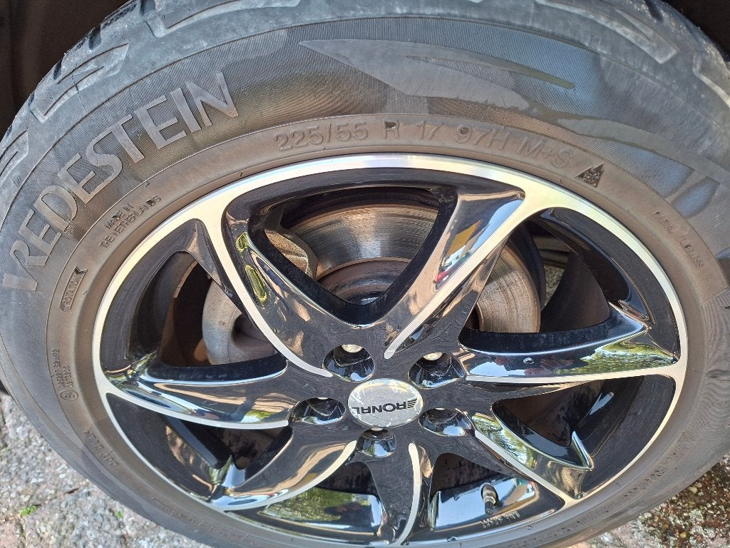 4 x velgen met sensoren voor Toyota C-HR, Ophalen, Gebruikt, Velg(en), 17 inch
