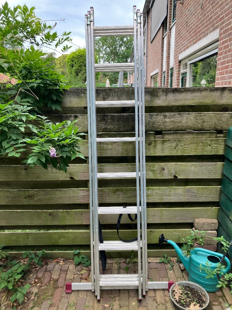 Reformladder Handson 3x8, Doe-het-zelf en Verbouw, Ladders en Trappen, Ophalen of Verzenden, Zo goed als nieuw, Ladder, Opvouwbaar of Inschuifbaar