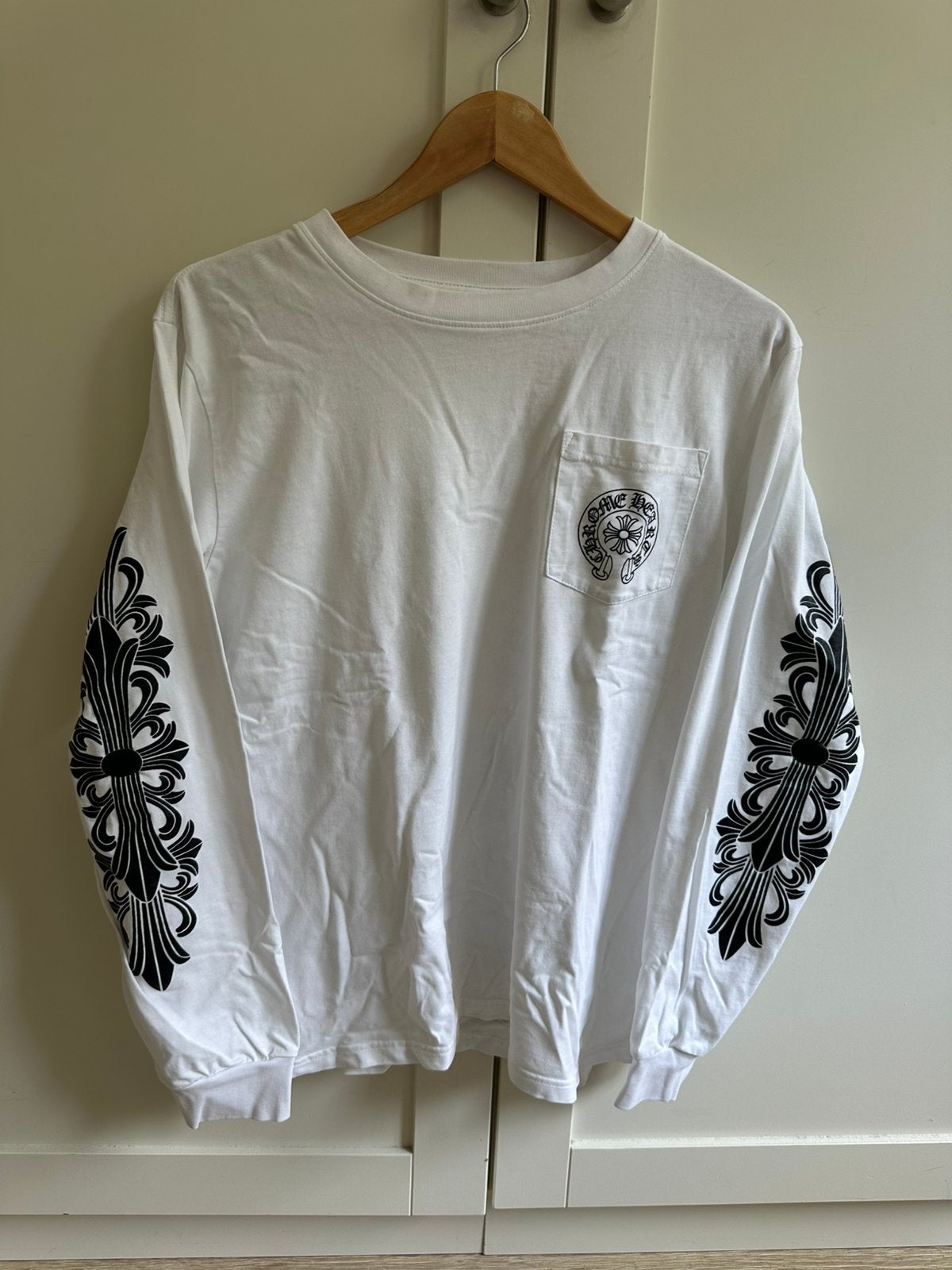 Chrome hearts Logo Longsleeve Shirt L, Ophalen of Verzenden, Zo goed als nieuw