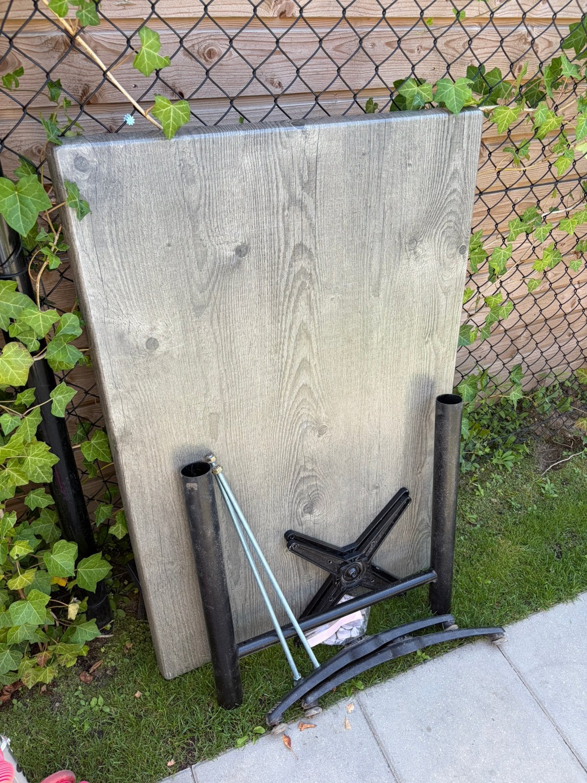 Horeca Terras tafel buiten, Ophalen, Zo goed als nieuw, Hout, Overige typen