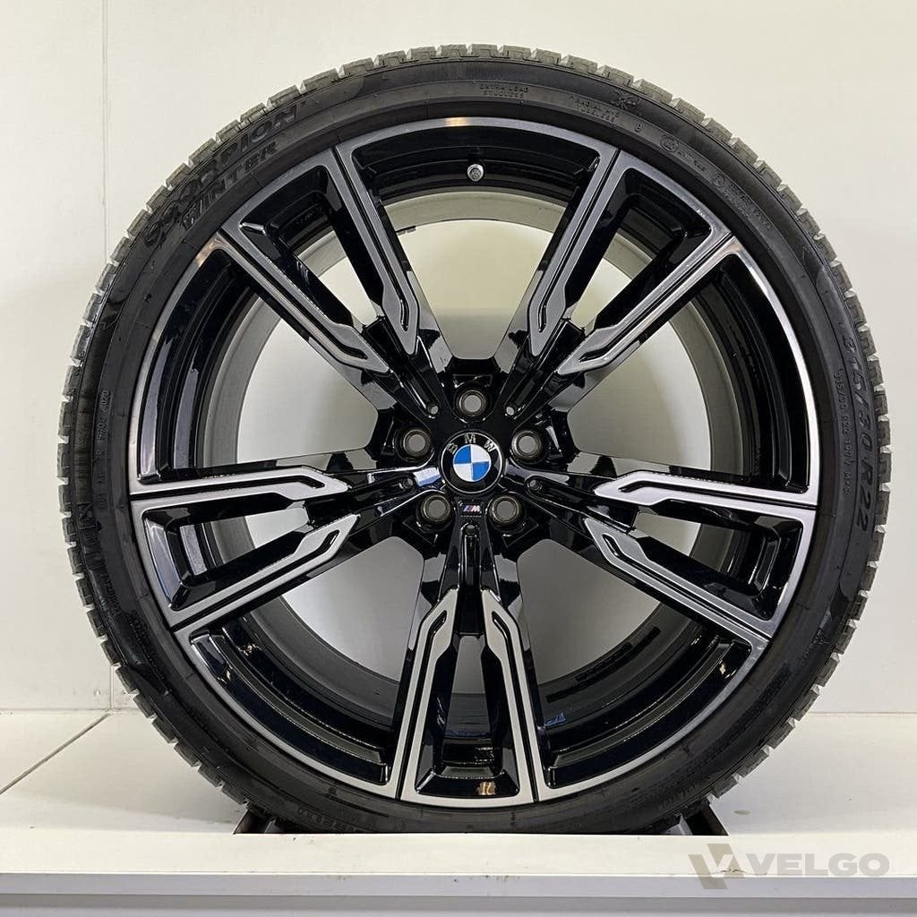 BMW X5 G05 X6 G06 BREEDSET VELGEN+WINTERBANDEN 22 INCH 747M, Gebruikt, Banden en Velgen, Info@velgo.nl, Velgo