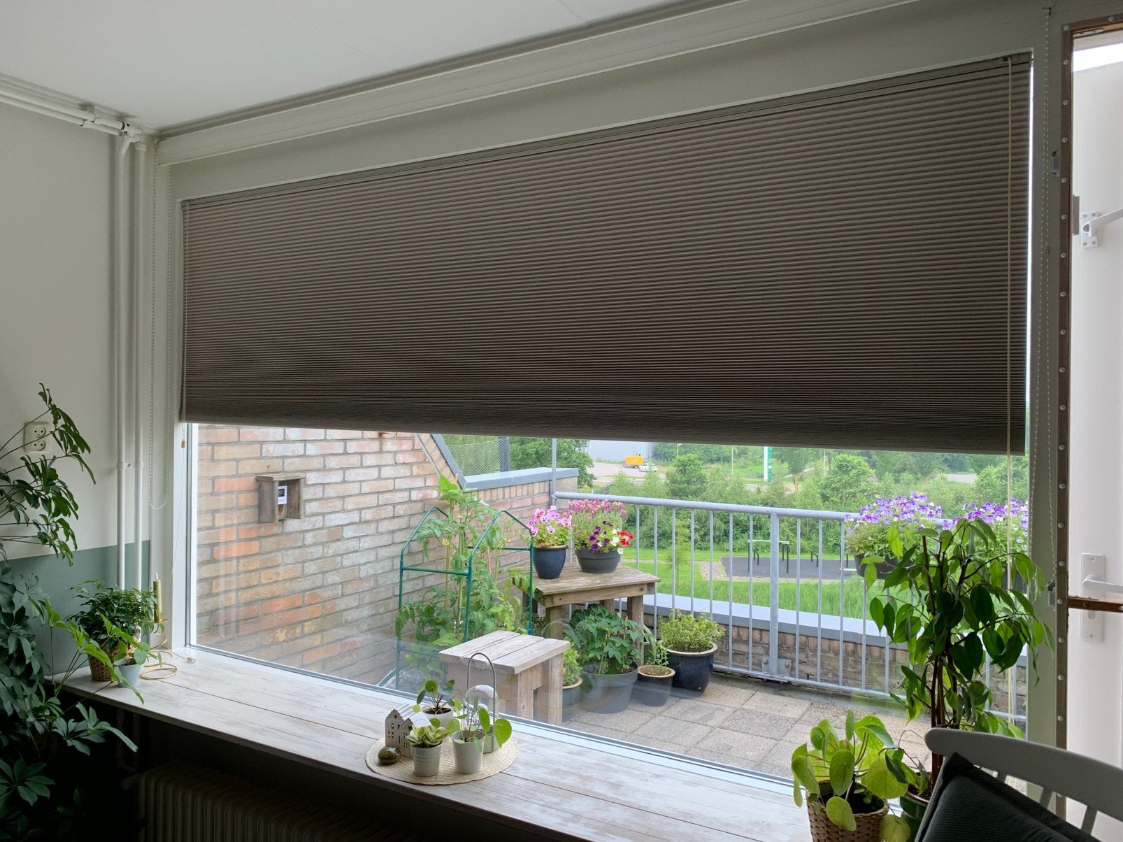 Venete plissé gordijnen (lees de omschrijving goed!), Huis en Inrichting, Ophalen, Beige, Zo goed als nieuw, Plisségordijn