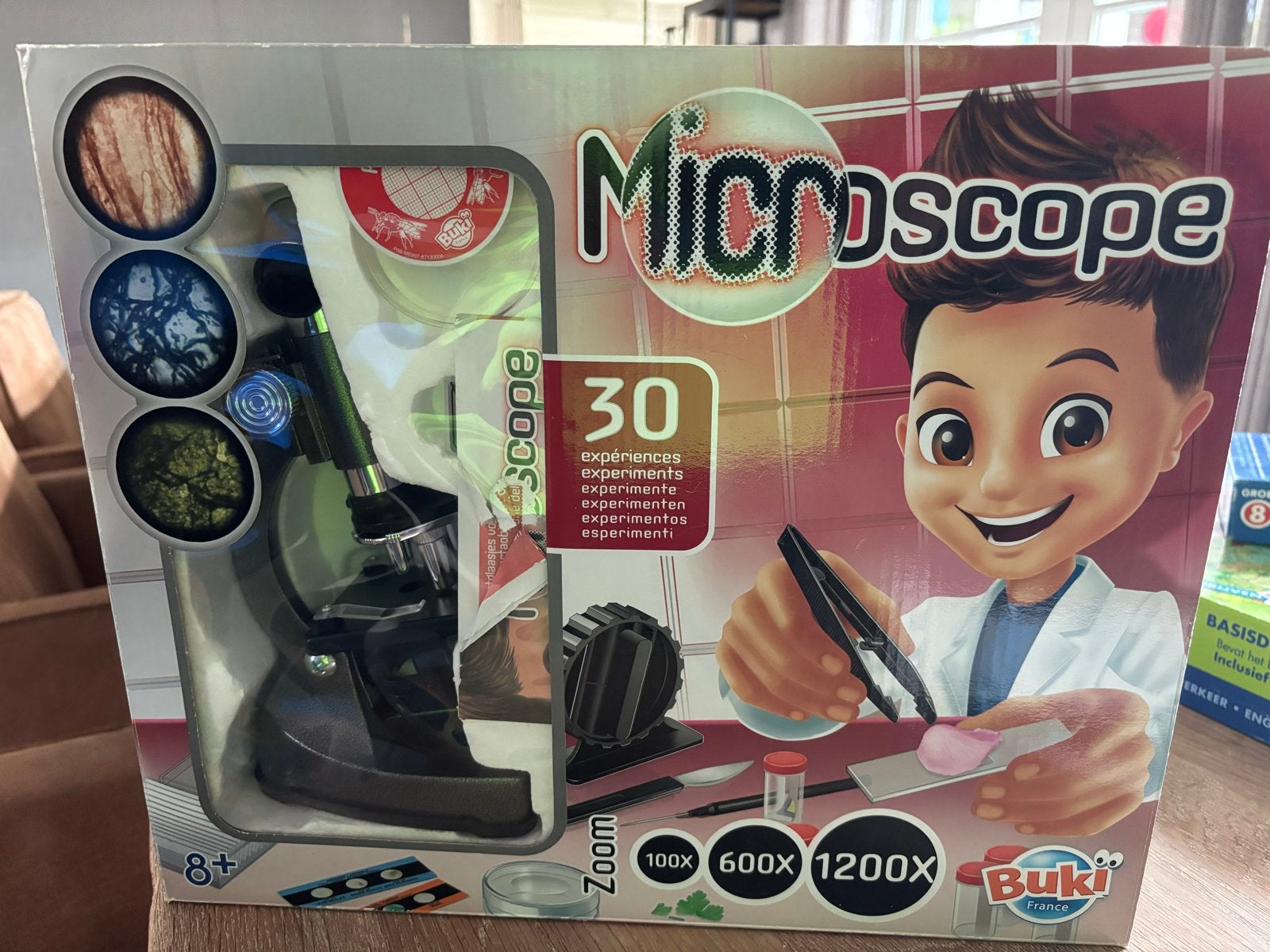 Buki France Speelgoed Microscoop met 30 Experimenten, Ophalen, Nieuw, Ontdekken, Met licht
