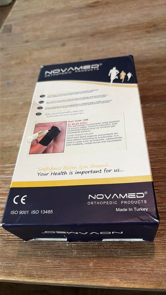 Novamed orthopedic products hand / pols brace, Ophalen of Verzenden, Gebruikt