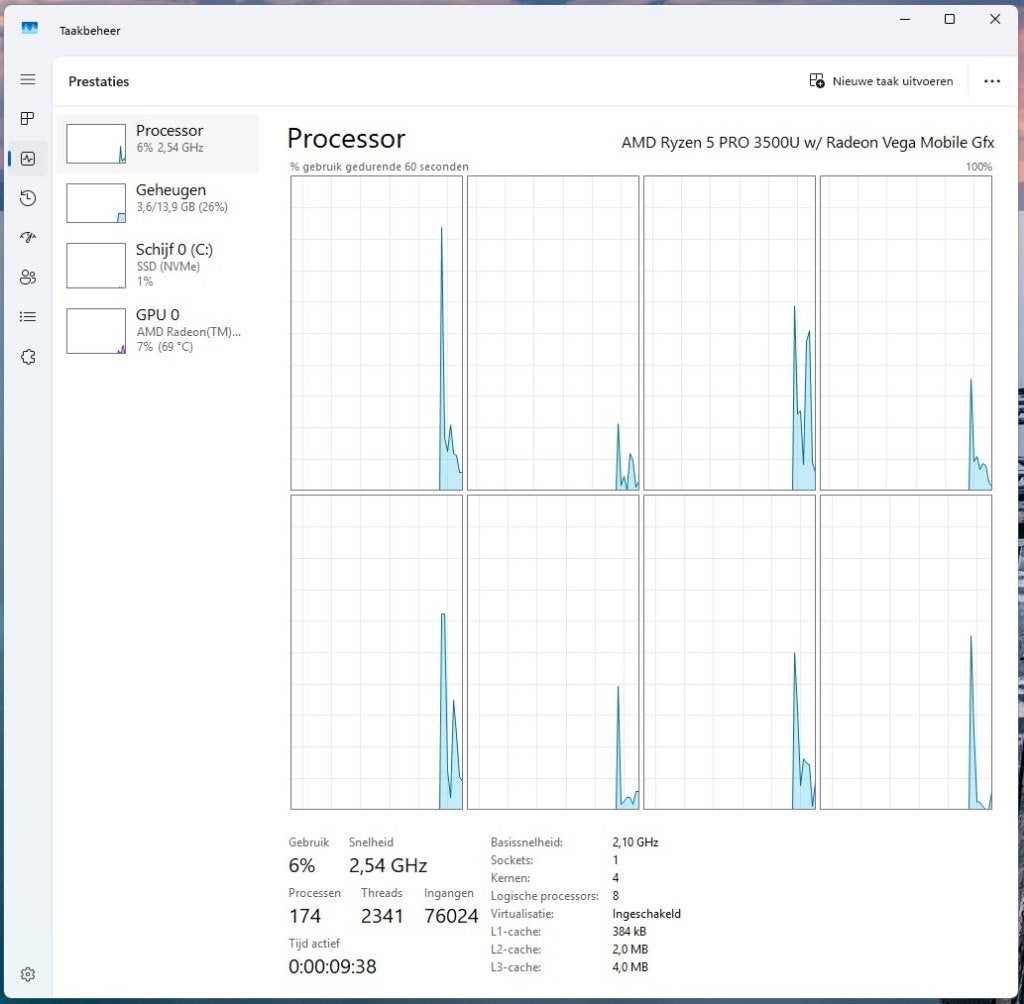 Foto 11 van Lenovo Thinkpad T495s 16GB Ryzen 5 Pro
