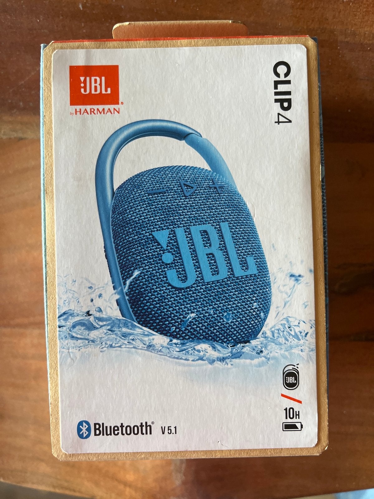 JBL Clip 4 Draagbare Bluetooth Speaker - Blauw, Audio, Tv en Foto, JBL, Nieuw, Ophalen of Verzenden, Draagbare speaker