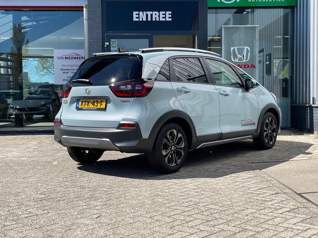 HONDA Jazz 1.5 e:HEV 122pk Hybrid Automaat Advance Crosstar, 12 maanden, Stof, 4 cilinders, Blauw