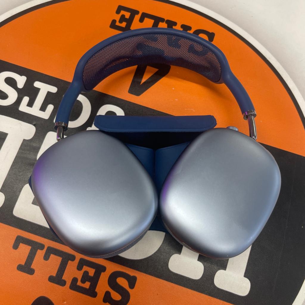 Apple Airpods Max Lichtblauw Incl hoesje - Topstaat, Audio, Tv en Foto, Koptelefoons, Apple, Zo goed als nieuw, Support@apple.com