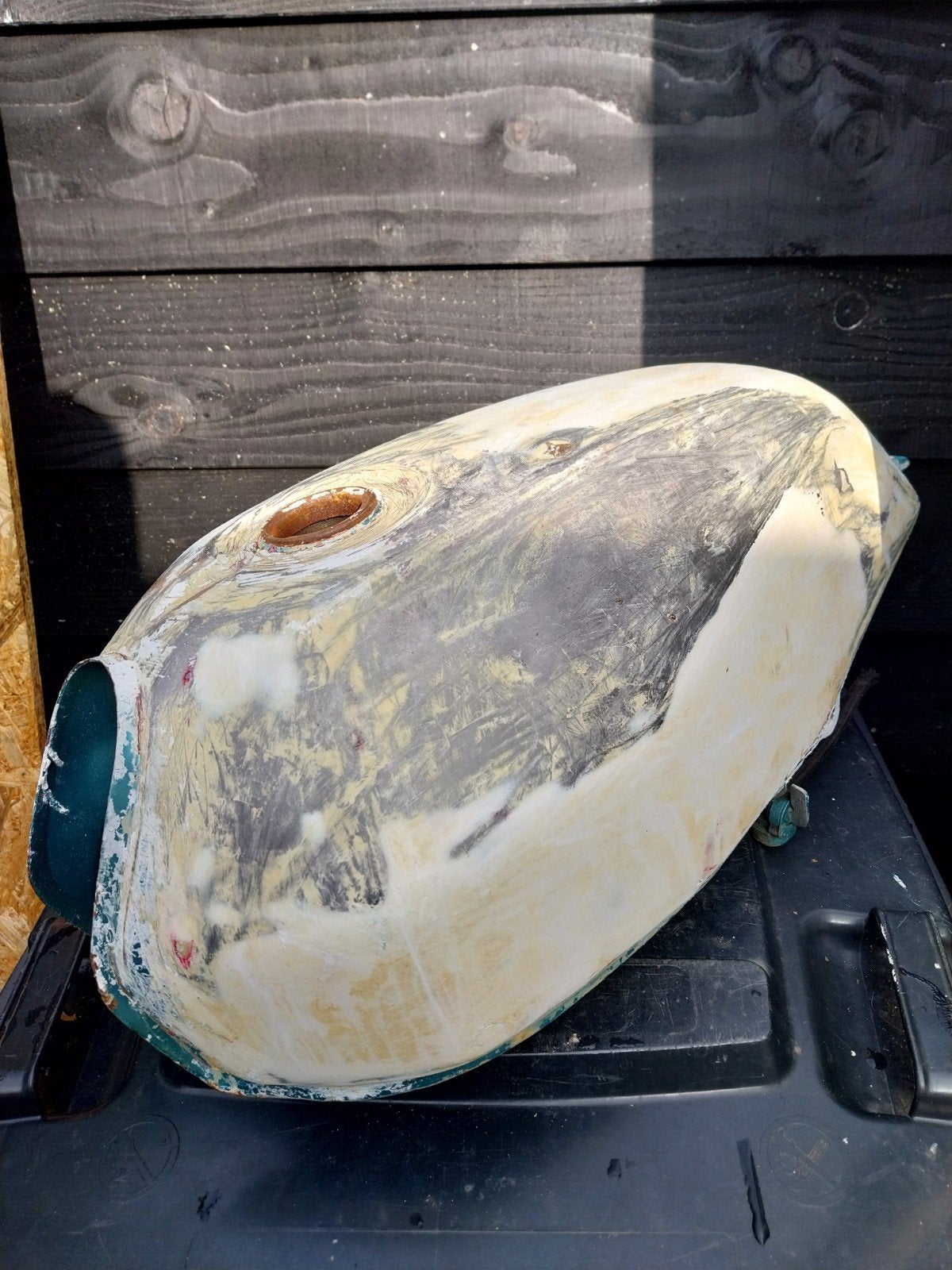 Honda MBX 50 / 80 Tank opknapper. €65, Ophalen of Verzenden, Gebruikt, Tank, Honda mt mtx mb mtx mb mbx nsr ns1