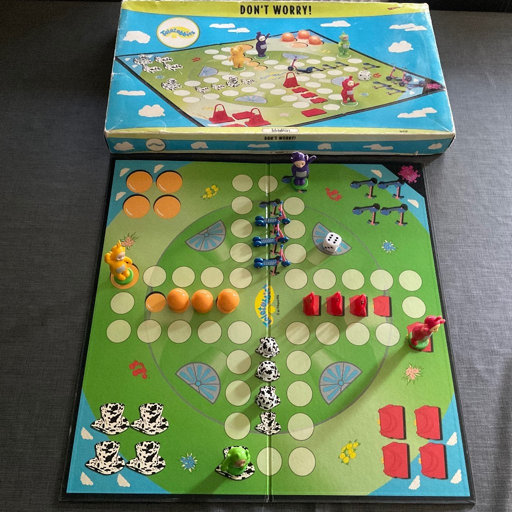 Teletubbies Bordspel Don't Worry!, Een of twee spelers, Ophalen, Gebruikt
