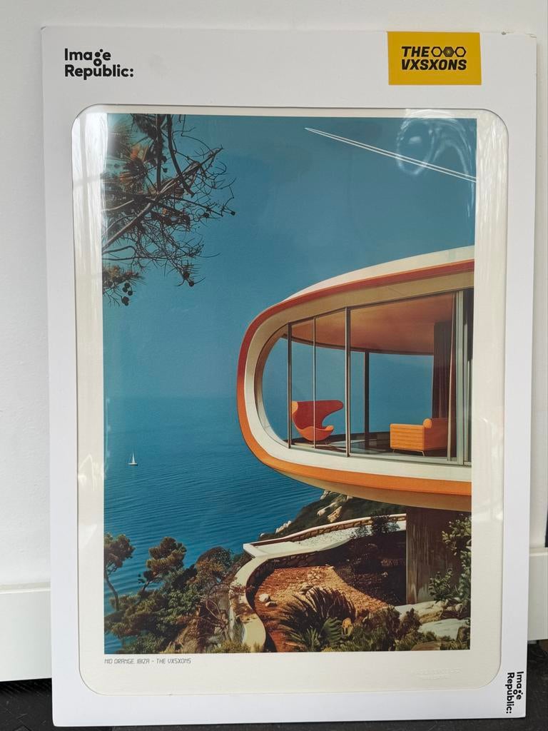 Poster mid orange Ibiza, Ophalen, Rechthoekig Staand, Nieuw, A1 t/m A3
