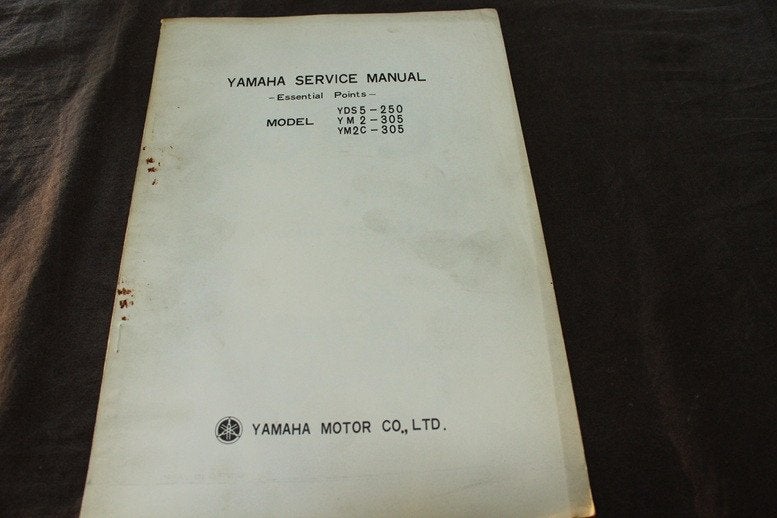 Yamaha YDS5 YM2 YM2C service manual essential points, Ophalen of Verzenden, Yamaha