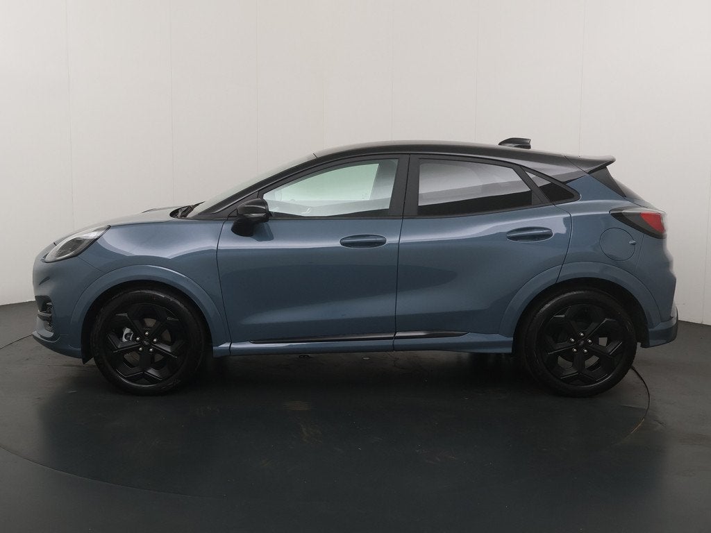 Ford Puma 155pk EcoBoost Hybrid BlueCruise Edition | Matrix, Auto's, Ford, Puma, Blauw, Leder en Stof, Bedrijf