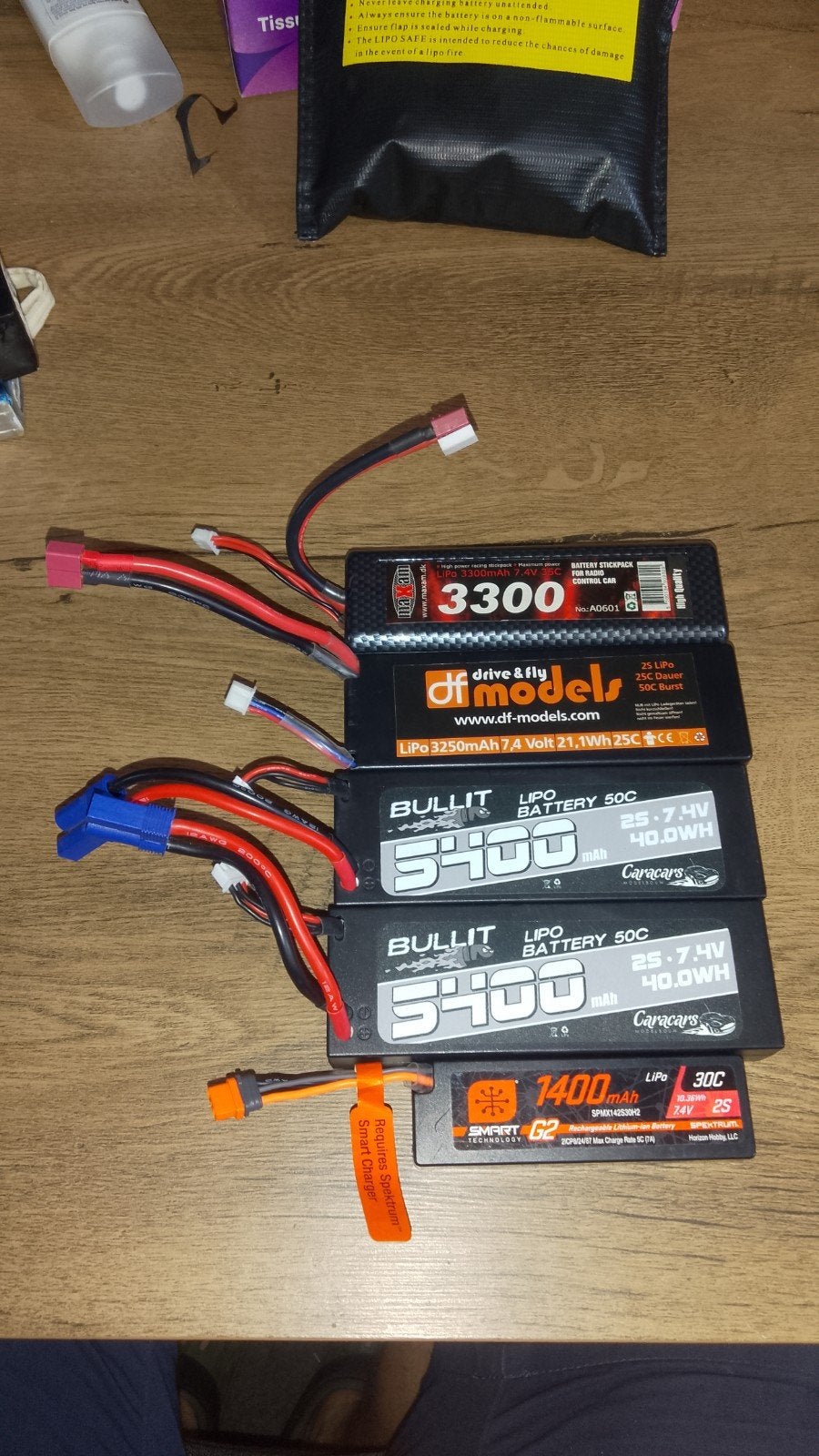 Diverse 2s lipo's, Elektro, Ophalen of Verzenden, Zo goed als nieuw, Onderdeel
