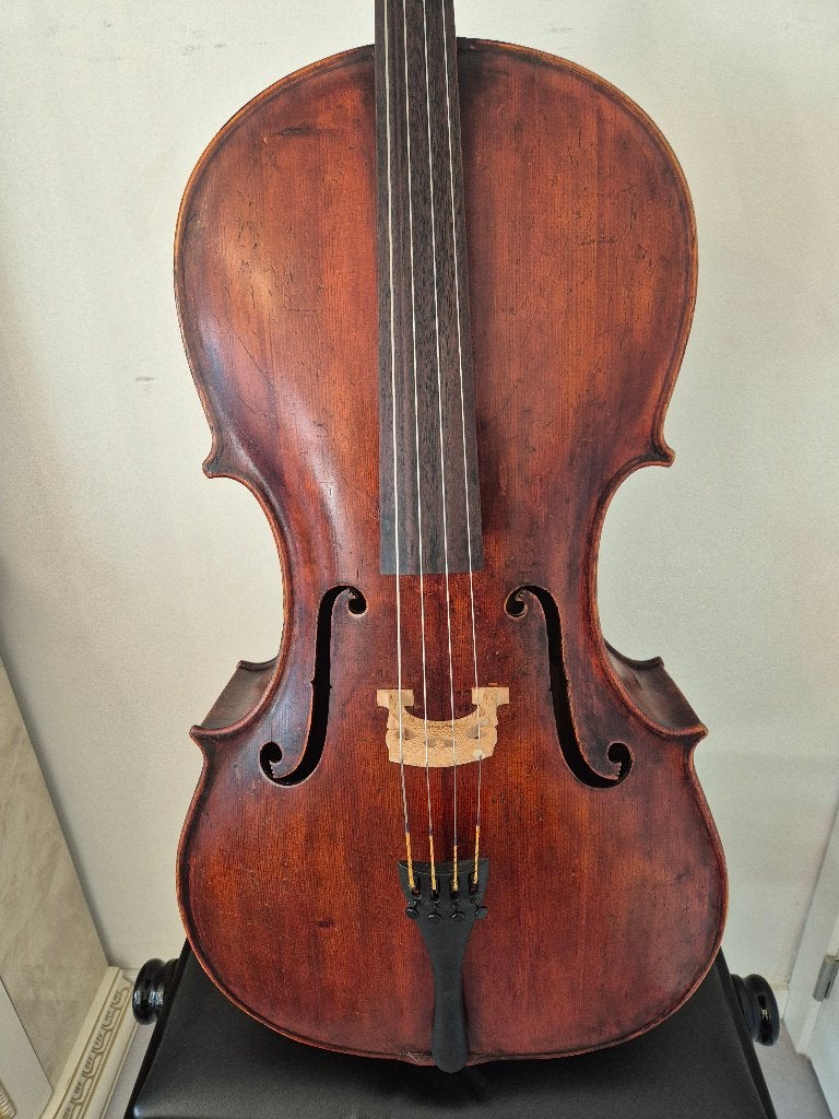 Oude 4/4 Cello - Aegidius Kloz Mittenwald 1799, Ophalen of Verzenden, Gebruikt, 4/4-cello, Met koffer