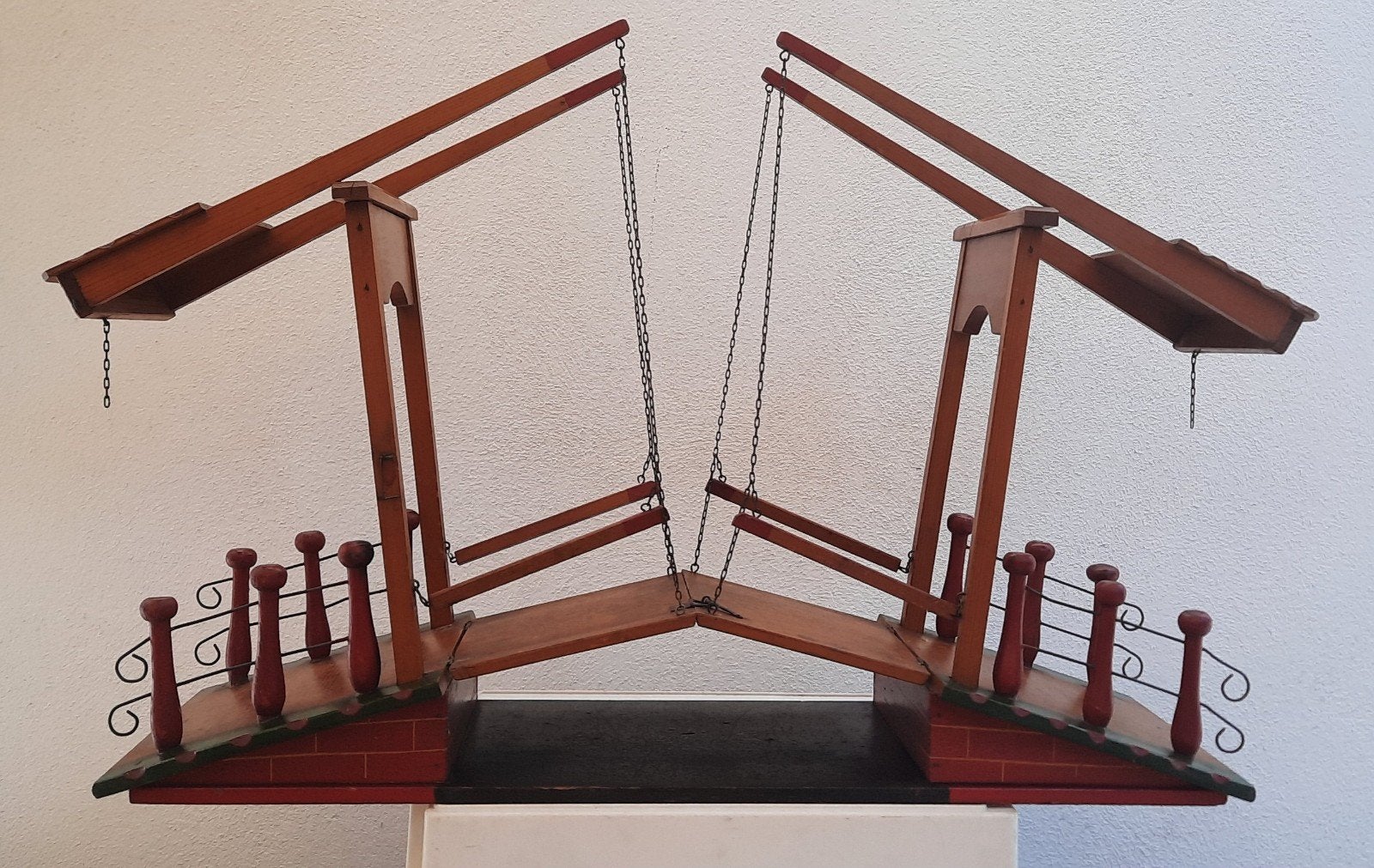 Antieke Speelgoed Ophaalbrug, Antiek en Kunst, Antiek | Speelgoed, Verzenden