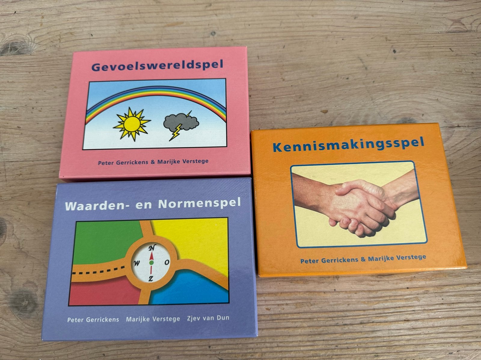 Gevoelswereldspel, Kennismakingsspel, Waarden- en Normenspel, Ophalen of Verzenden, Zo goed als nieuw