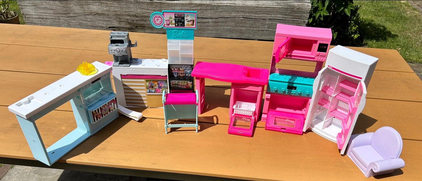 Barbie Keuken en Winkel Speelset, Ophalen of Verzenden, Gebruikt, Barbie