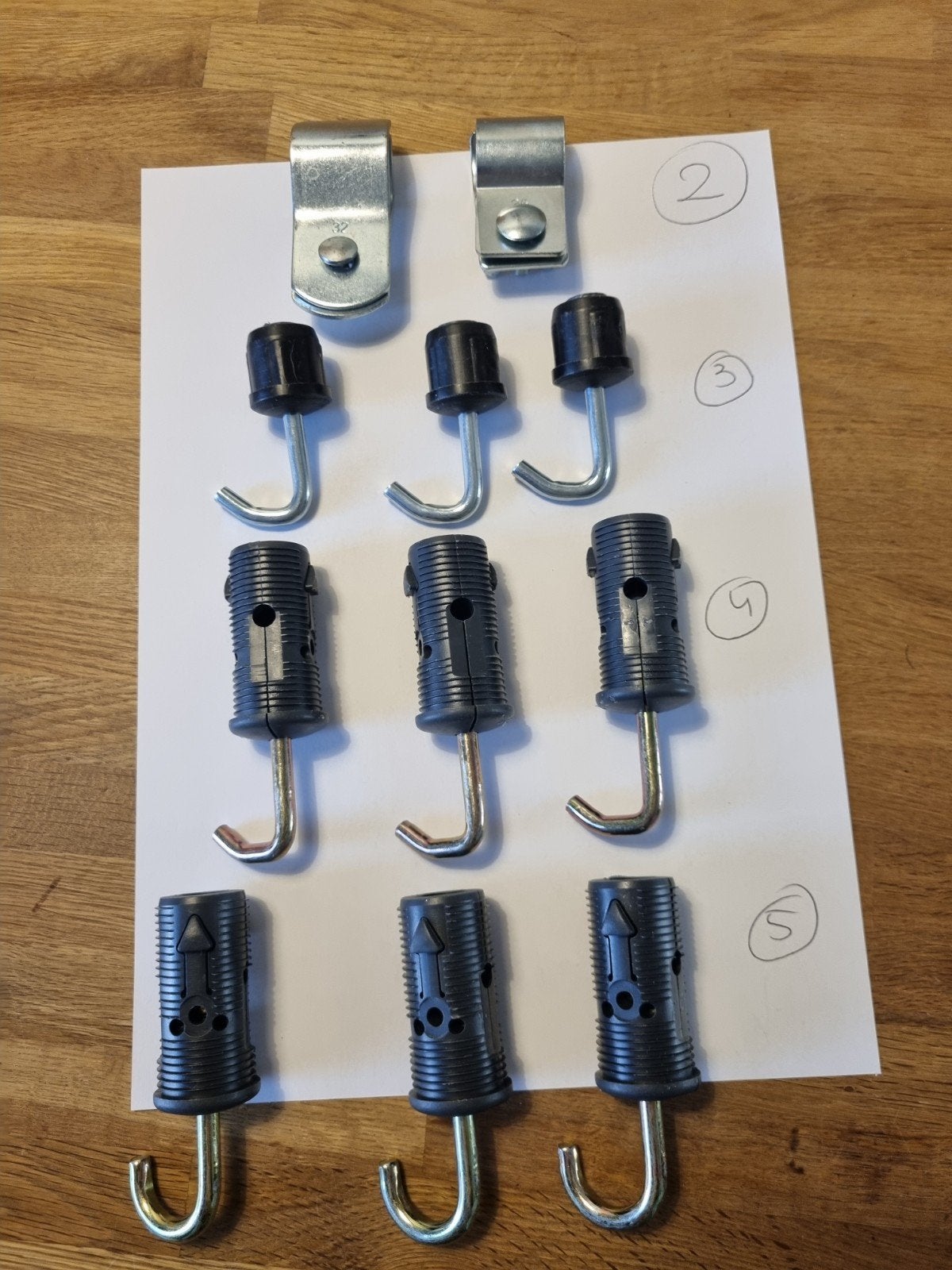 Diverse buisklemmen en easy system haken, Ophalen of Verzenden, Nieuw