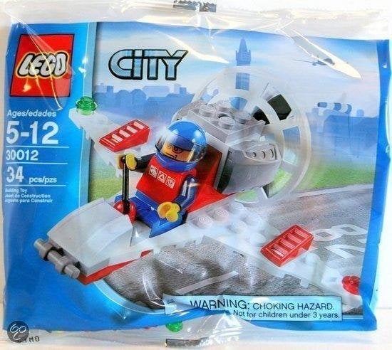 LEGO 30012 City Mini Airplane (Polybag), City, Lego, Nieuw, Ophalen of Verzenden