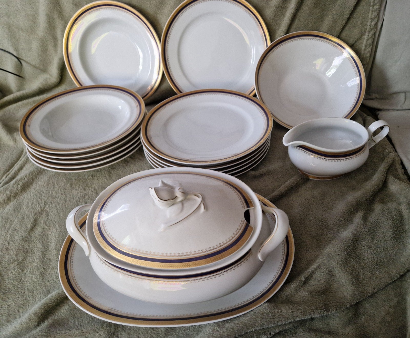 vintage Mitterteich Bavaria servies, W. Germany, Antiek en Kunst, Ophalen