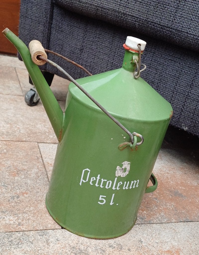 emaille petroleumkan, Ophalen of Verzenden