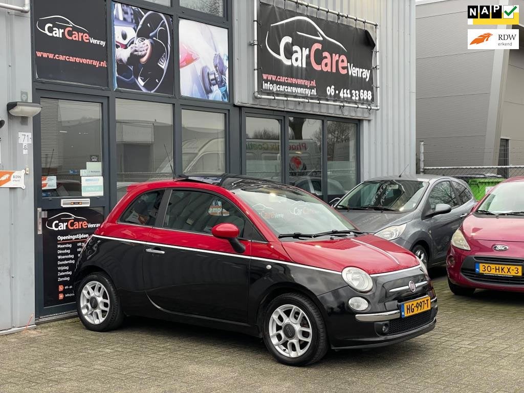 Fiat 500 1.2 Naked|APK01-2027|AIRCO|SCHUIFKANTELDAK|HALFLEER, Voorwielaandrijving, Gebruikt, 4 cilinders, 840 kg