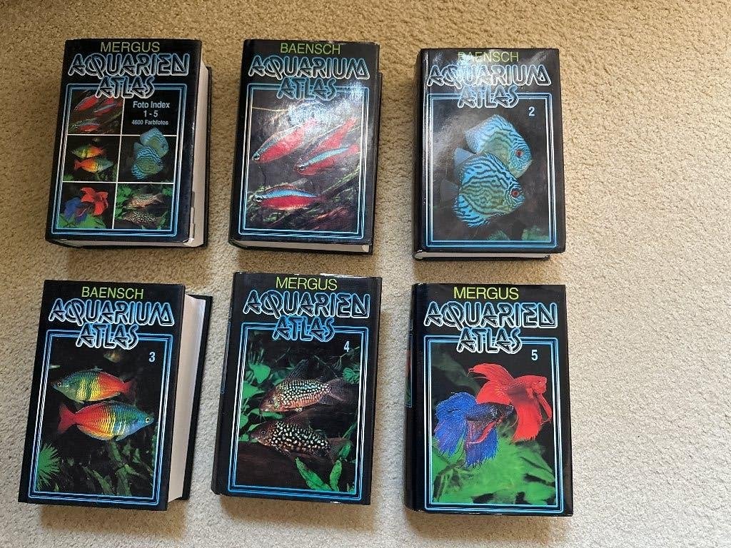 6-delige Aquarium Atlas: Duizenden Vissen & Planten (Duits), Ophalen, Zo goed als nieuw, Overige onderwerpen, Hans A . Barnsch  en Dr . Hero W.Fisher