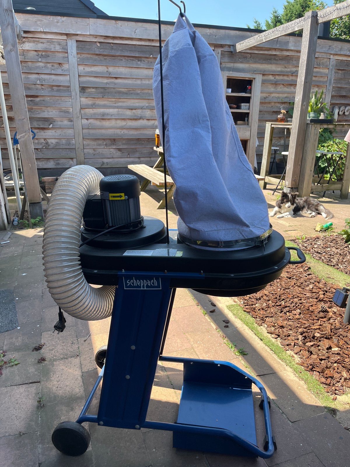 Scheppach HD12 Afzuiginstallatie Incl. Slang & Filterzak, Doe-het-zelf en Verbouw, Ventilatie en Afzuiging, Zo goed als nieuw