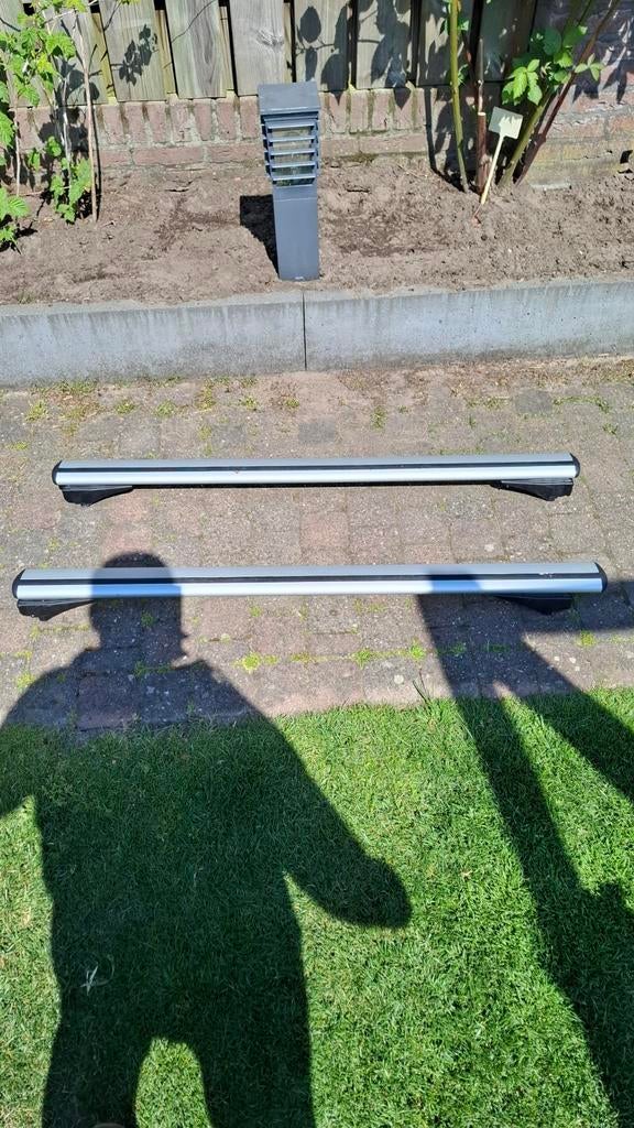 Dakdragers voor VW Passat (2016) met dakrails, Auto diversen, Dakdragers, Gebruikt, Ophalen