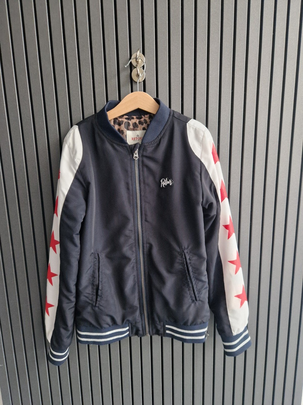 Retour Jeans Bomberjack 11-12 jaar (146-152), Meisje, Ophalen of Verzenden, Zo goed als nieuw, Retour Jeans