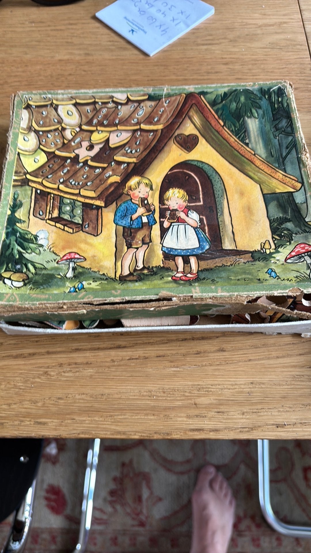 Oude puzzel, Ophalen, Gebruikt