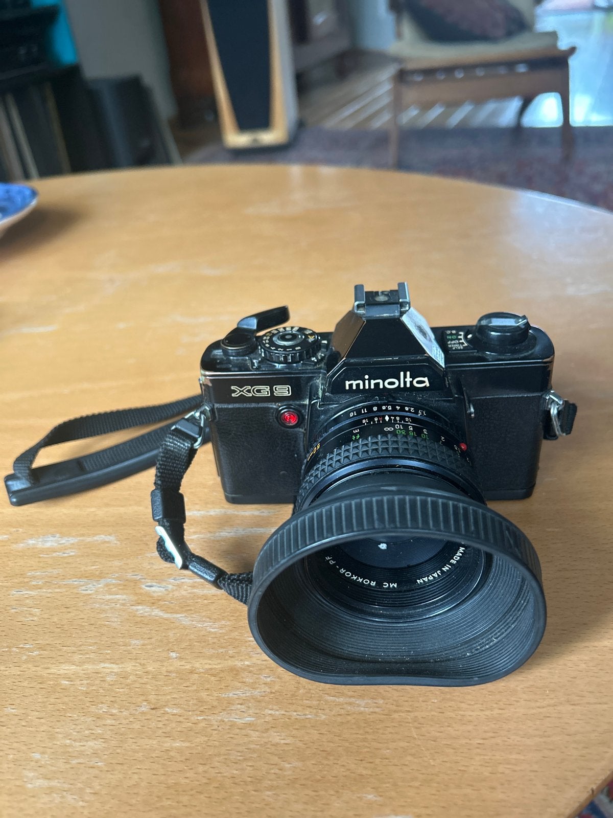 Minolta XG-S Spiegelreflexcamera met MC Rokkor-PF lens, Ophalen, Gebruikt, Spiegelreflex, Minolta